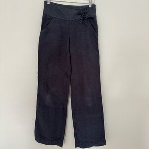 Athleta Wide Leg Linen Pants